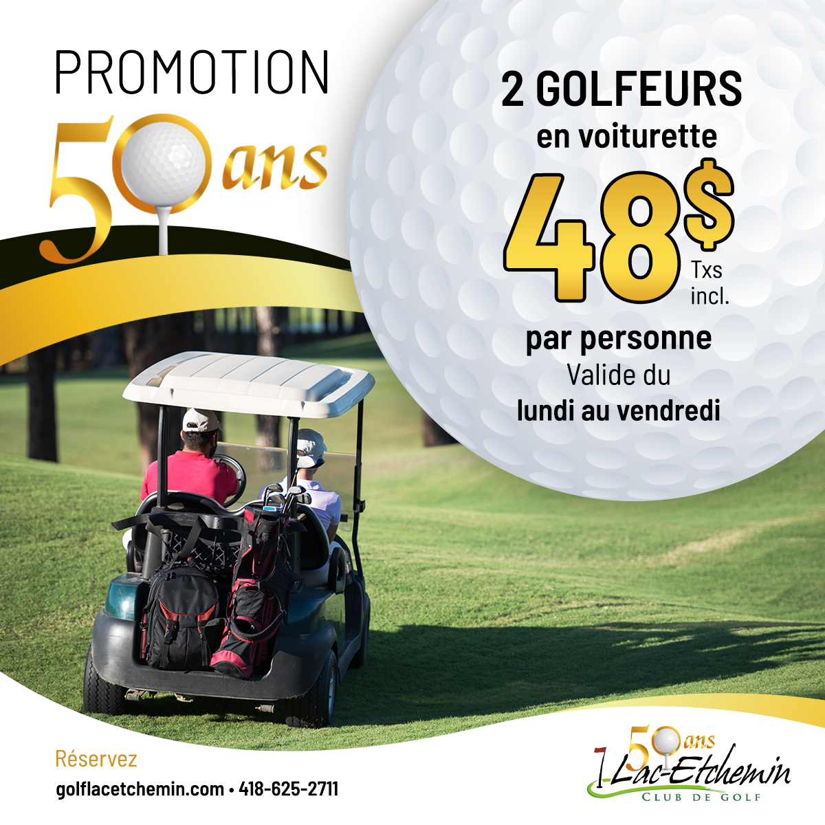 Promotions Club De Golf De Lac Etchemin En Chaudiere Appalaches